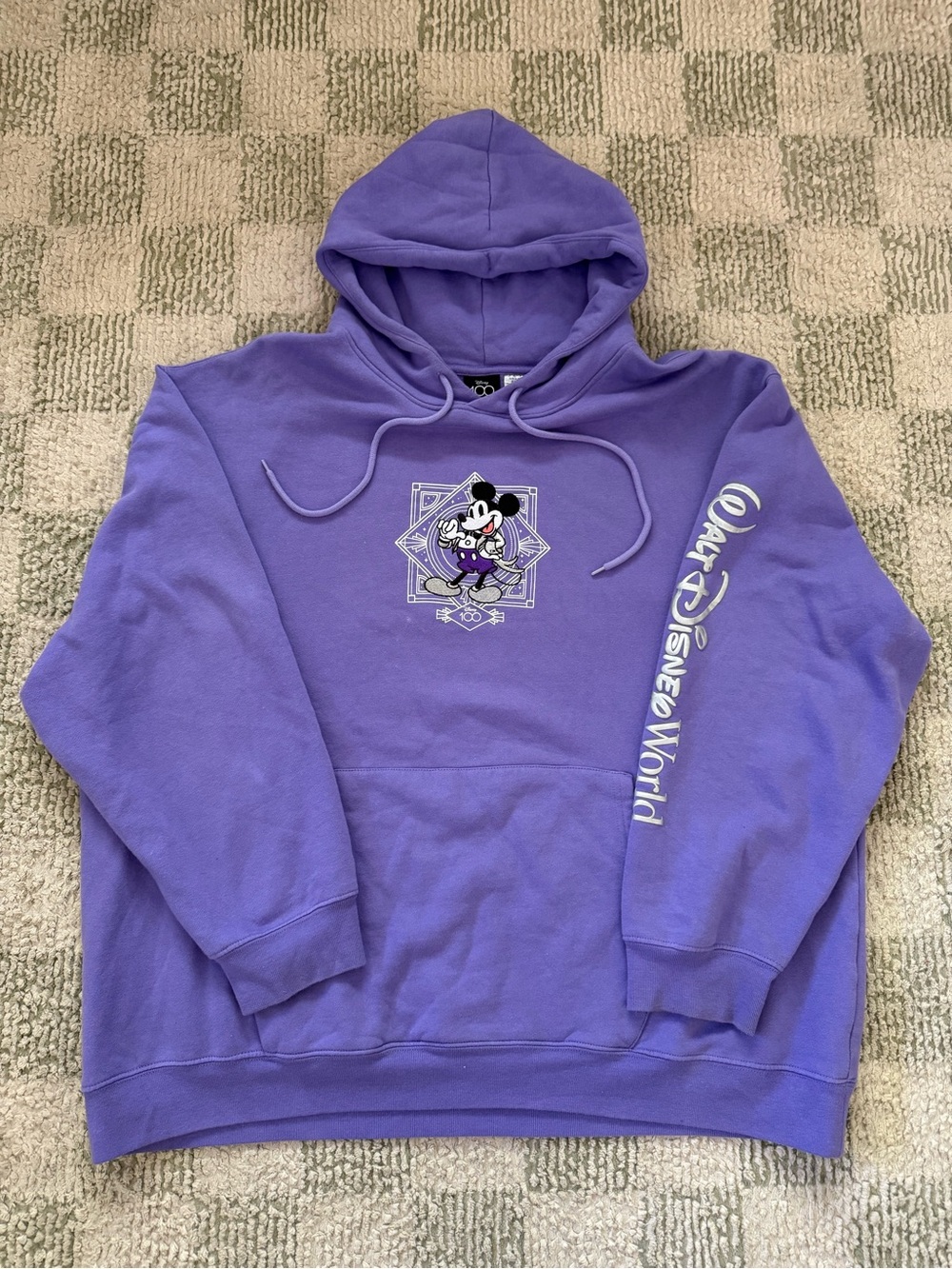 Walt Disney World Disney 100 Purple Mickey Hoodie